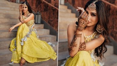 Mouni Roy Looks Gorgeous in Yellow as She Shows Off Her Mehendi in Her Latest Instagram Post! (View Pics)